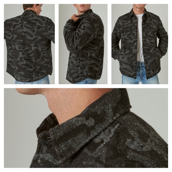 Lucky Brand Camouflage Button Down Shirt Jacket - Picture 2 of 14